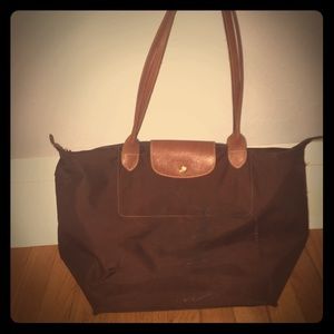 Large brown Longchamp bag
